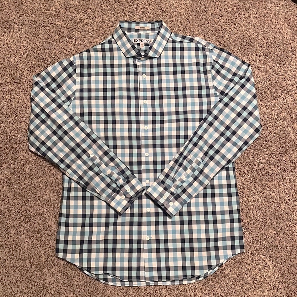 Express Fitted Dress Shirt